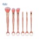 2021 Gradient Color Makeup Brush Set 6pcs Makeup Brushes On Dressing Table