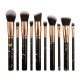 Custom Made ABS Handle Black Color Make Up Brushes Makeup Brush Set